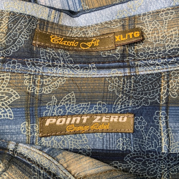 Point Zero short sleeve button up - Picture 4 of 4